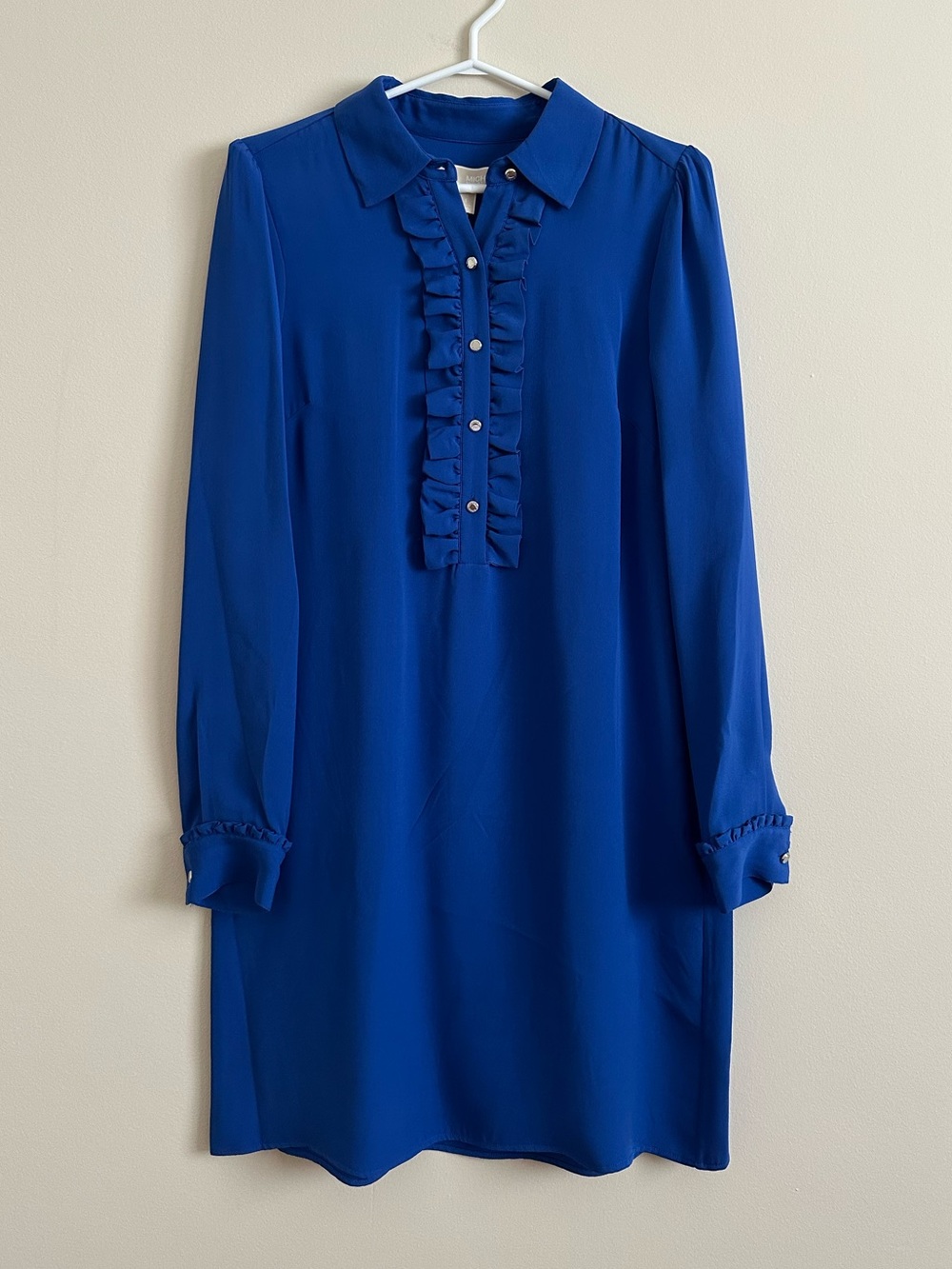 Michael Kors Royal Blue Shirt Dress